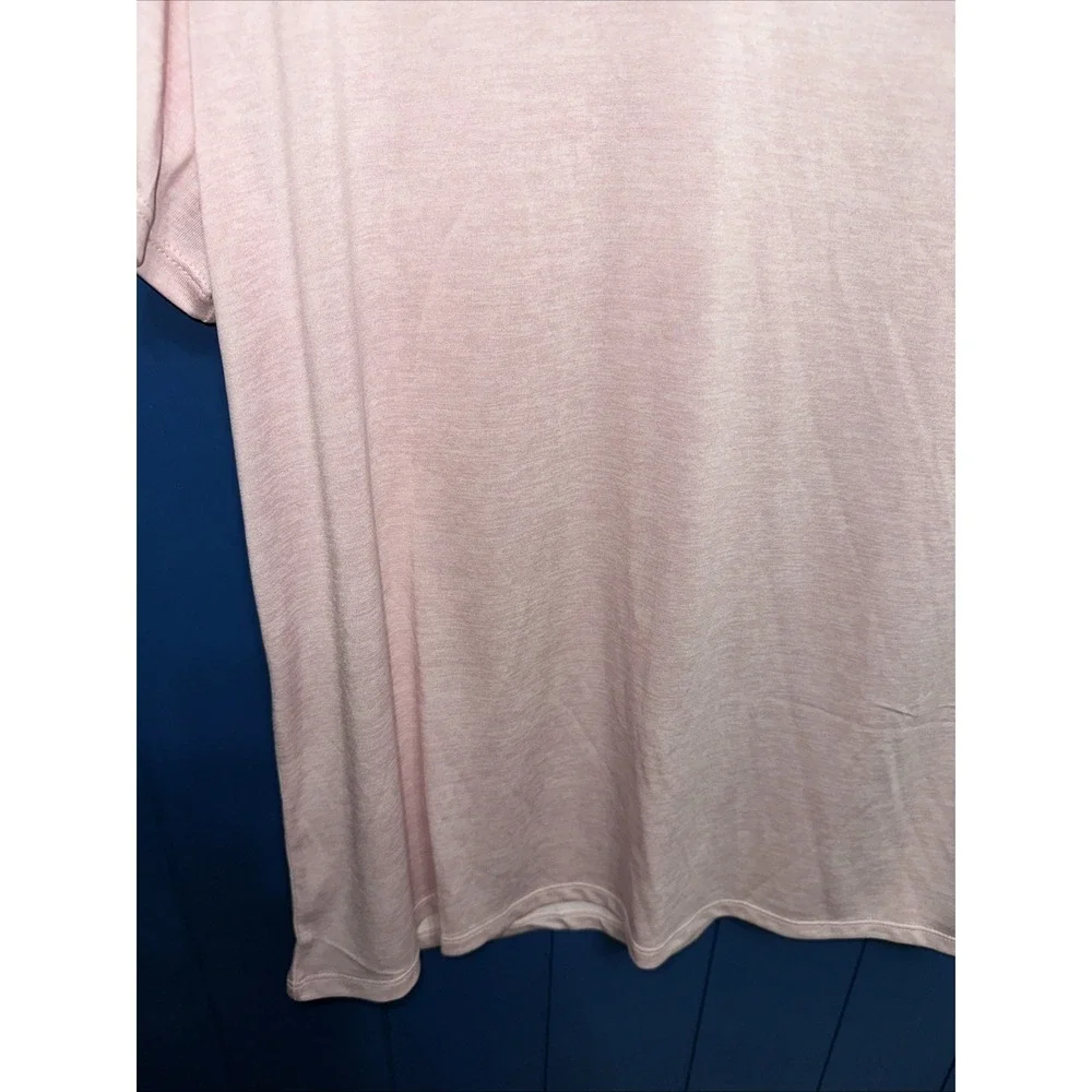 Under Armour Women Tech V-neck Loose Short Sleeve T-shirt Moisture Wicking Pink - Picture 6 of 12